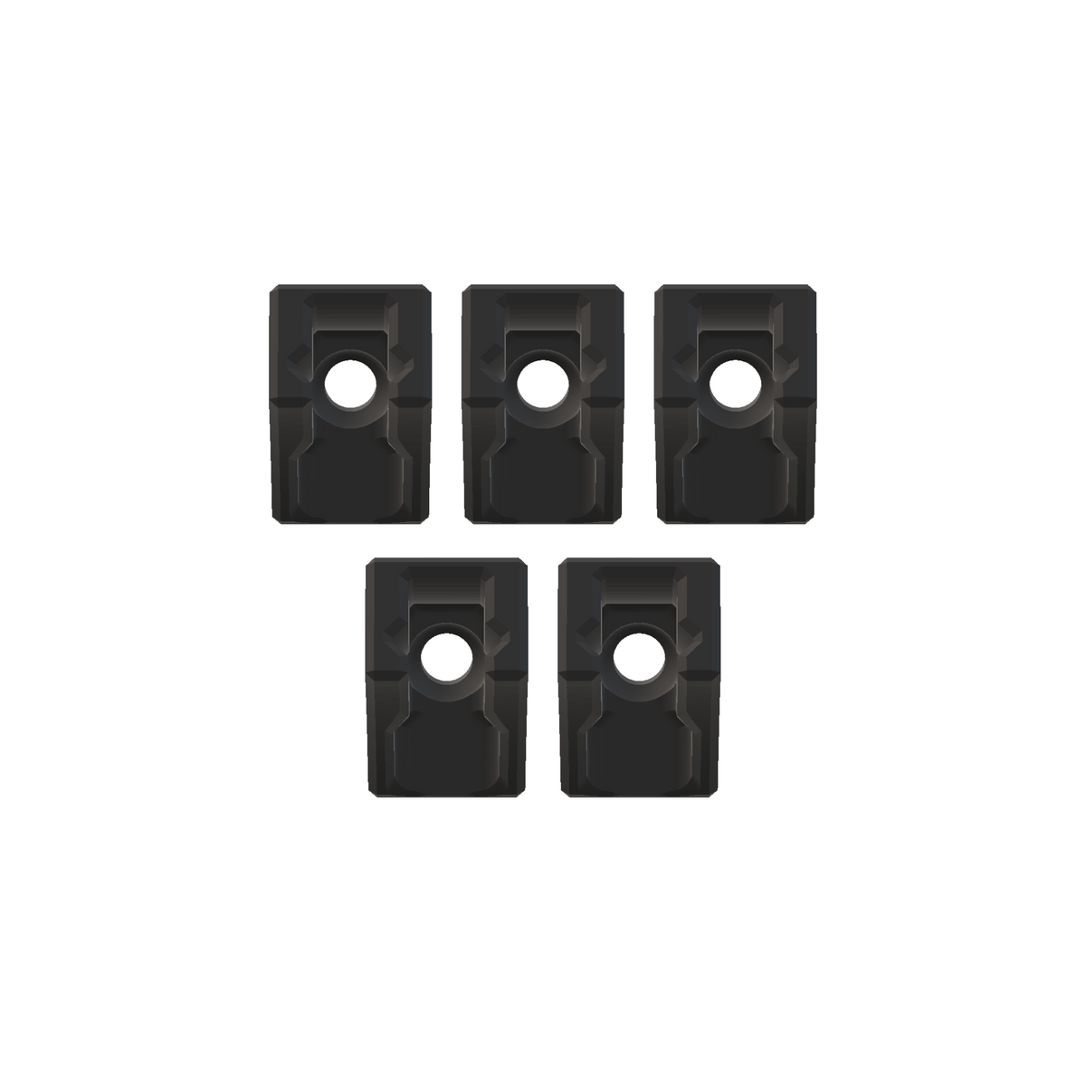 Magnetic Air Tool Holders for 1/4" Tools – 5 Pack, Made in USA