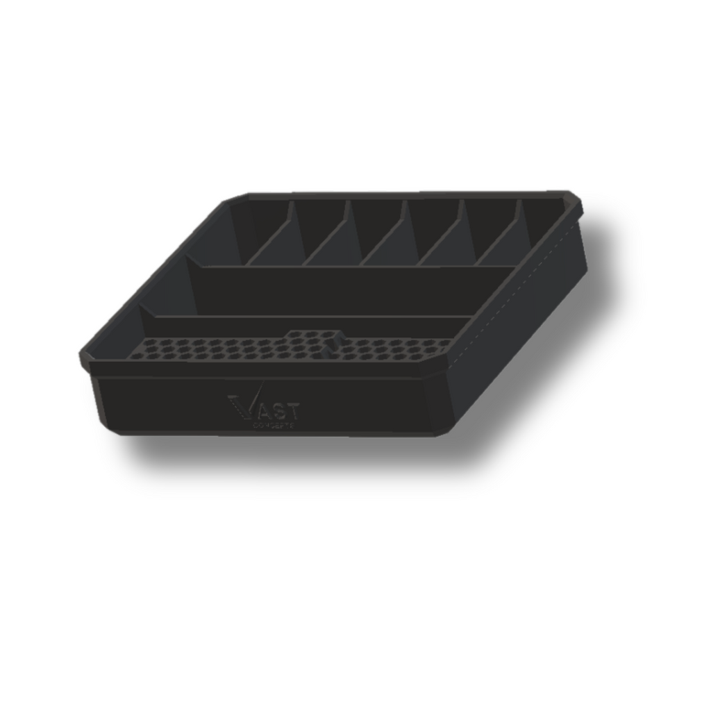 162-Bit Storage Insert for Milwaukee PACKOUT Slim Organizer – Made in USA