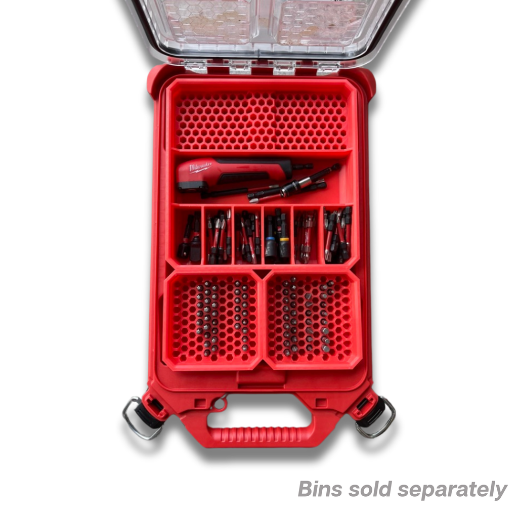 162-Bit Storage Insert for Milwaukee PACKOUT Slim Organizer – Made in USA