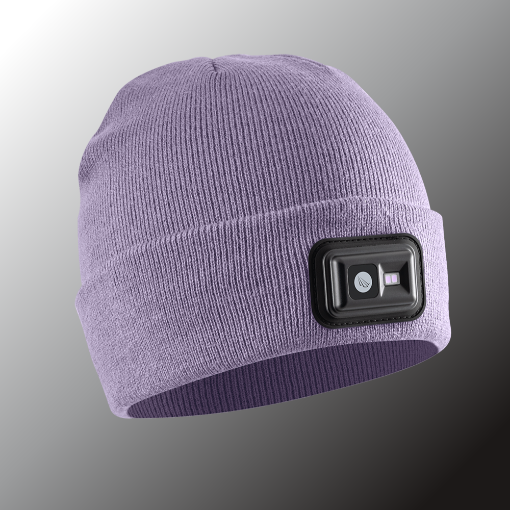 Rechargeable LED Headlamp Beanie – 150 Lumens, USB-C