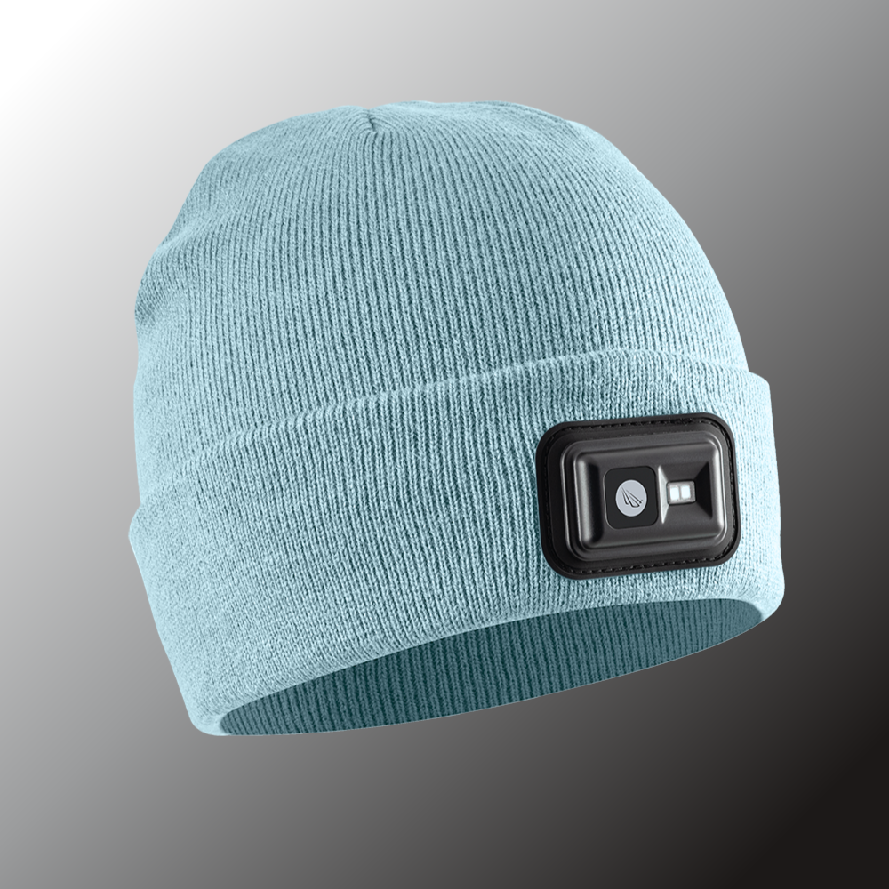 Rechargeable LED Headlamp Beanie – 150 Lumens, USB-C