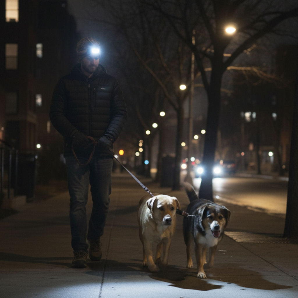 Rechargeable LED Headlamp Beanie – 150 Lumens, USB-C