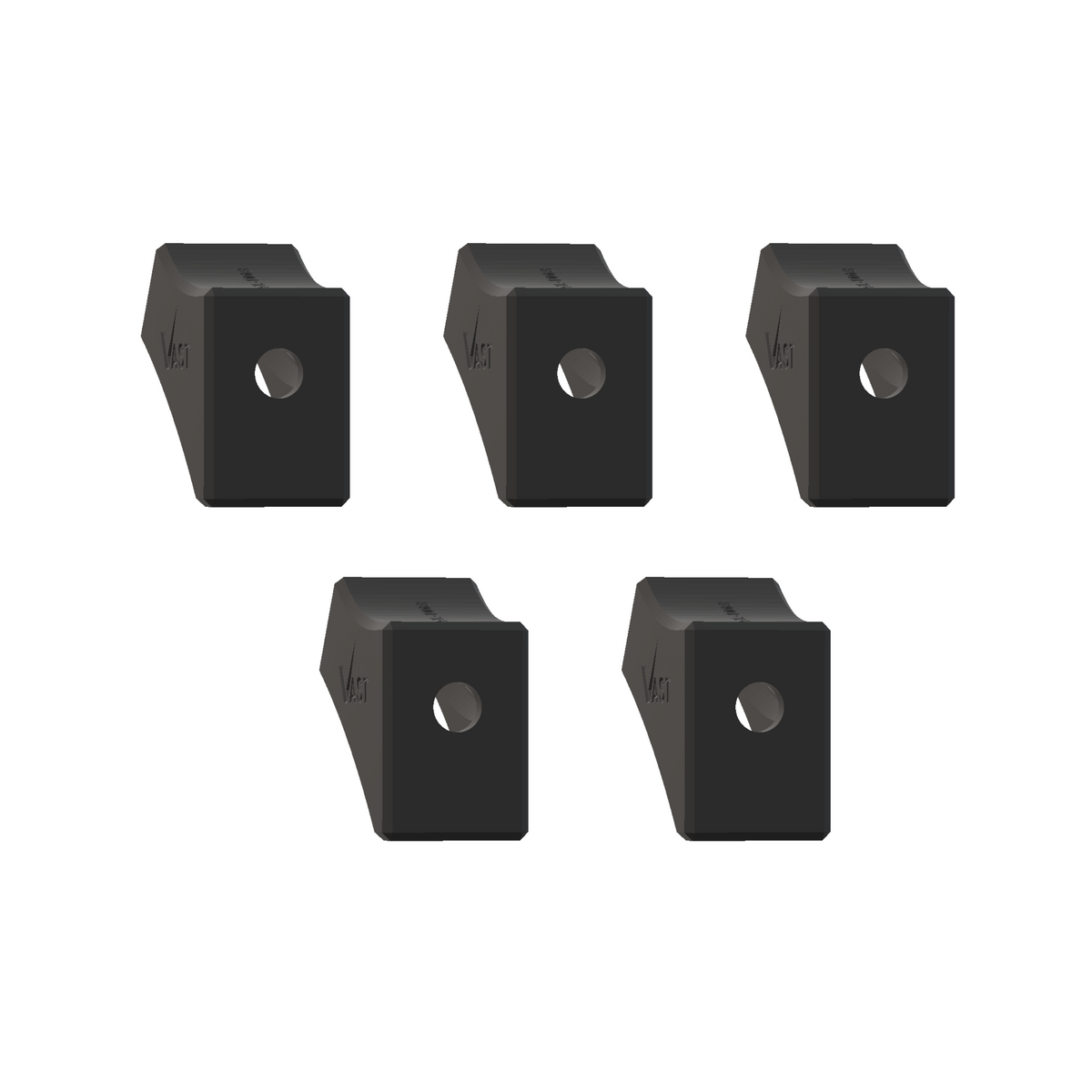 Magnetic Air Tool Holders for 1/4" Tools – 5 Pack, Made in USA