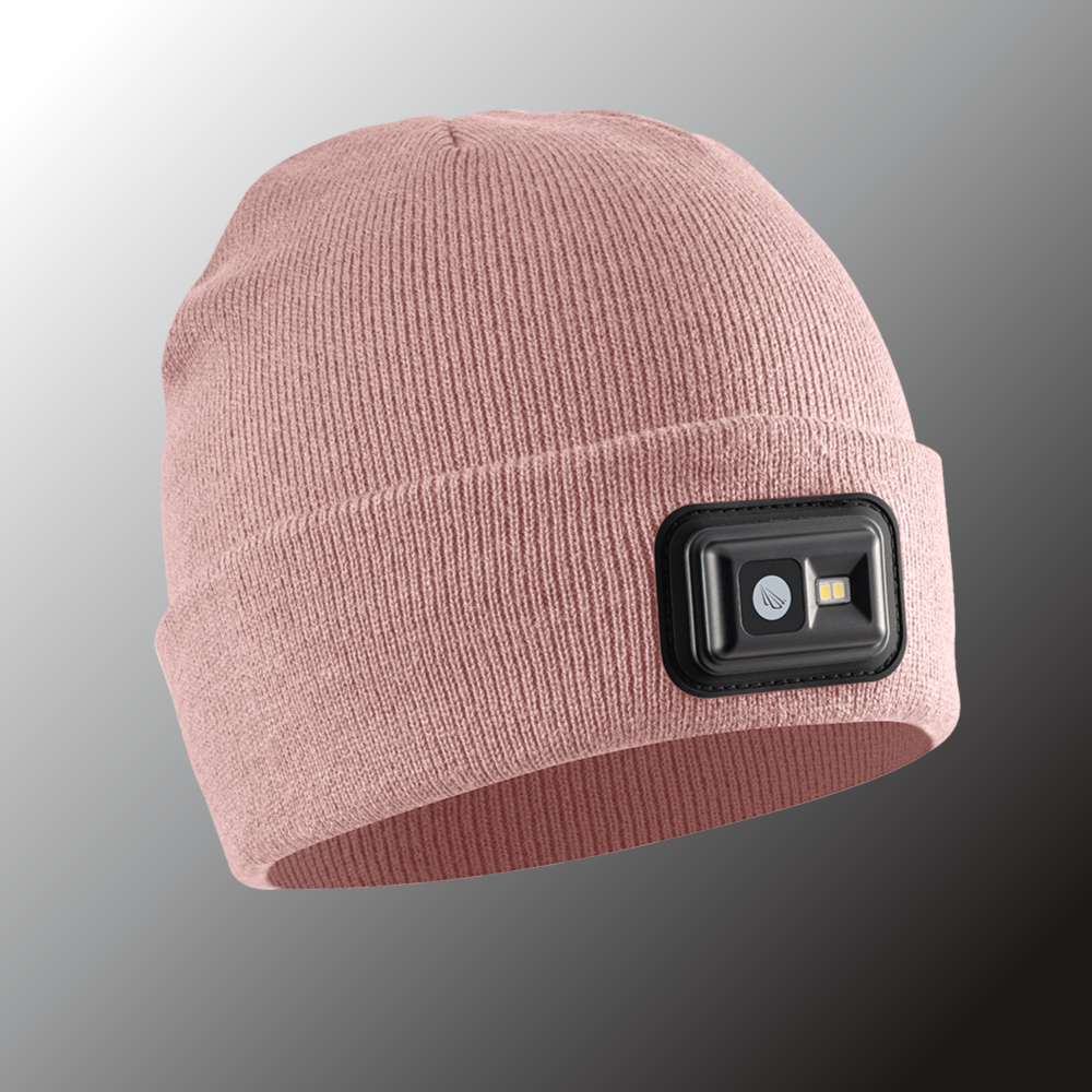 Rechargeable LED Headlamp Beanie – 150 Lumens, USB-C