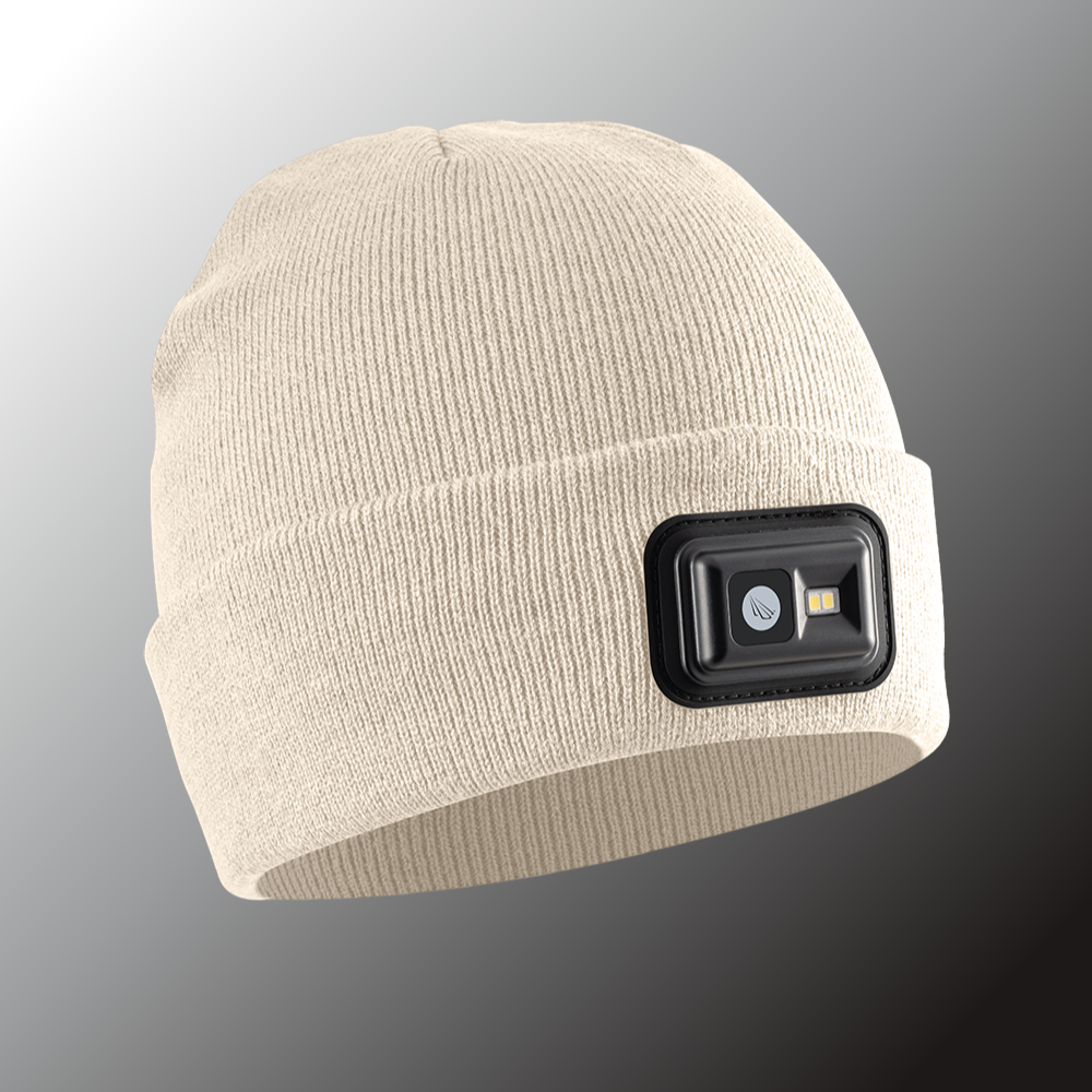 Rechargeable LED Headlamp Beanie – 150 Lumens, USB-C