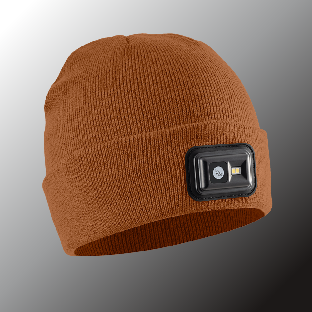 Rechargeable LED Headlamp Beanie – 150 Lumens, USB-C