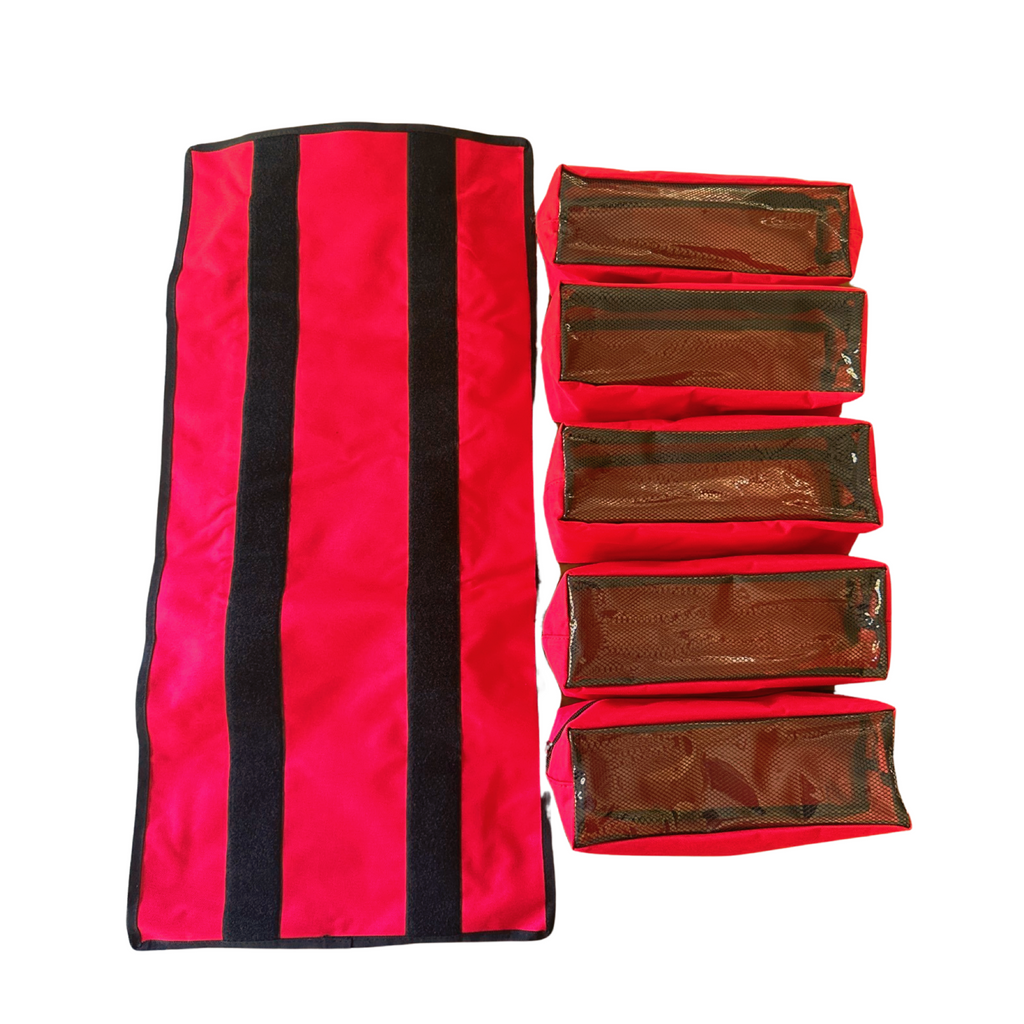 Canvas Tool Organizer Bag – 5 Removable Pouches