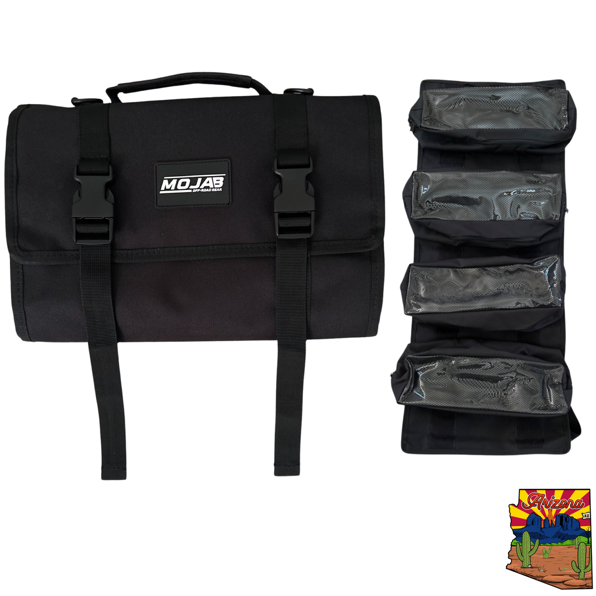 Canvas Tool Organizer Bag (Medium) – 4 Removable Pouches