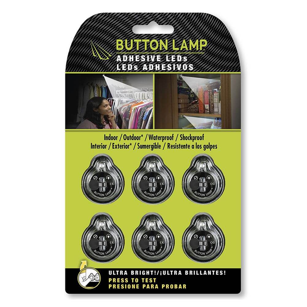 Stick-On LED Button Lights – Ultra Small Work Lights