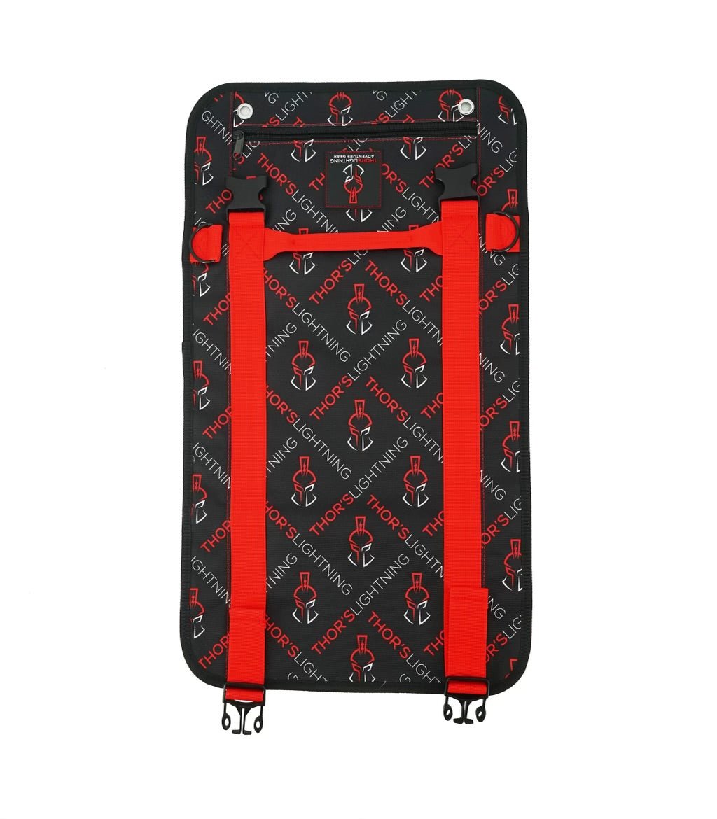Heavy Duty Roll-Up Tool Bag – Removable Labeled Pouches