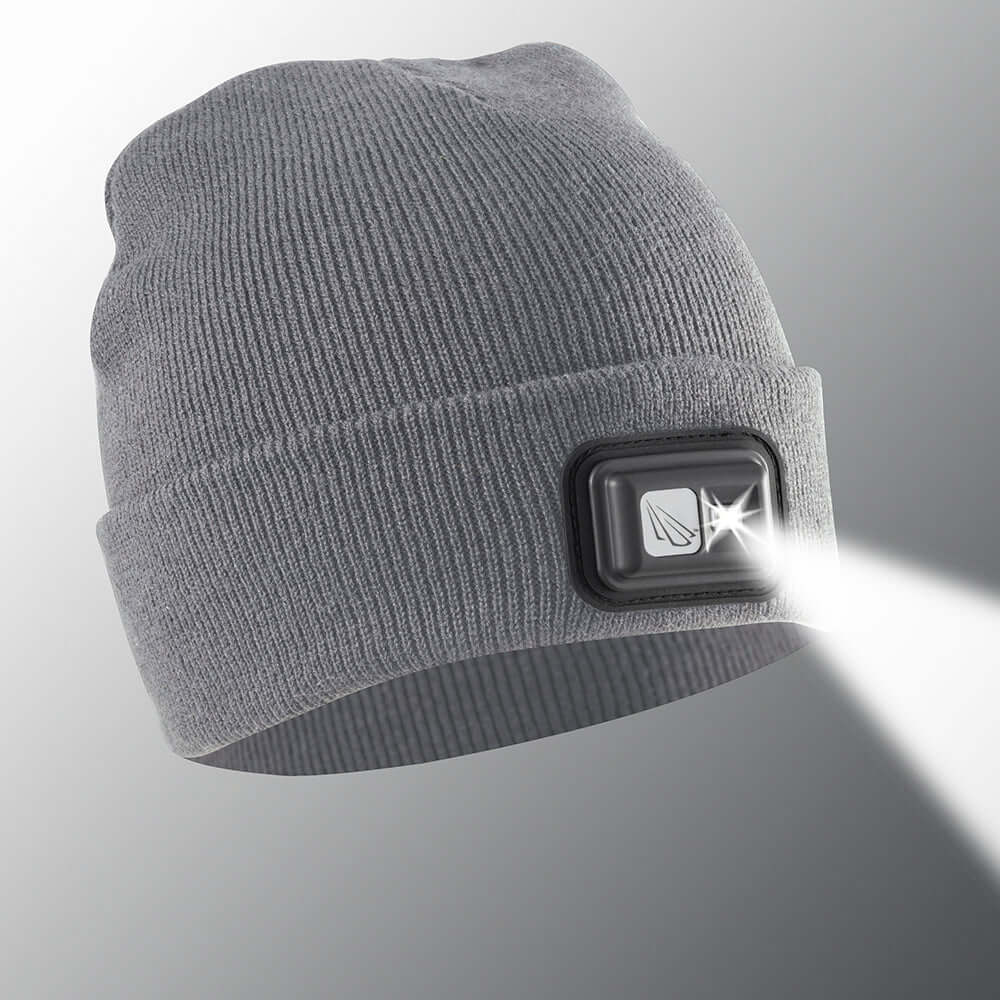 Rechargeable LED Headlamp Beanie – 150 Lumens, USB-C
