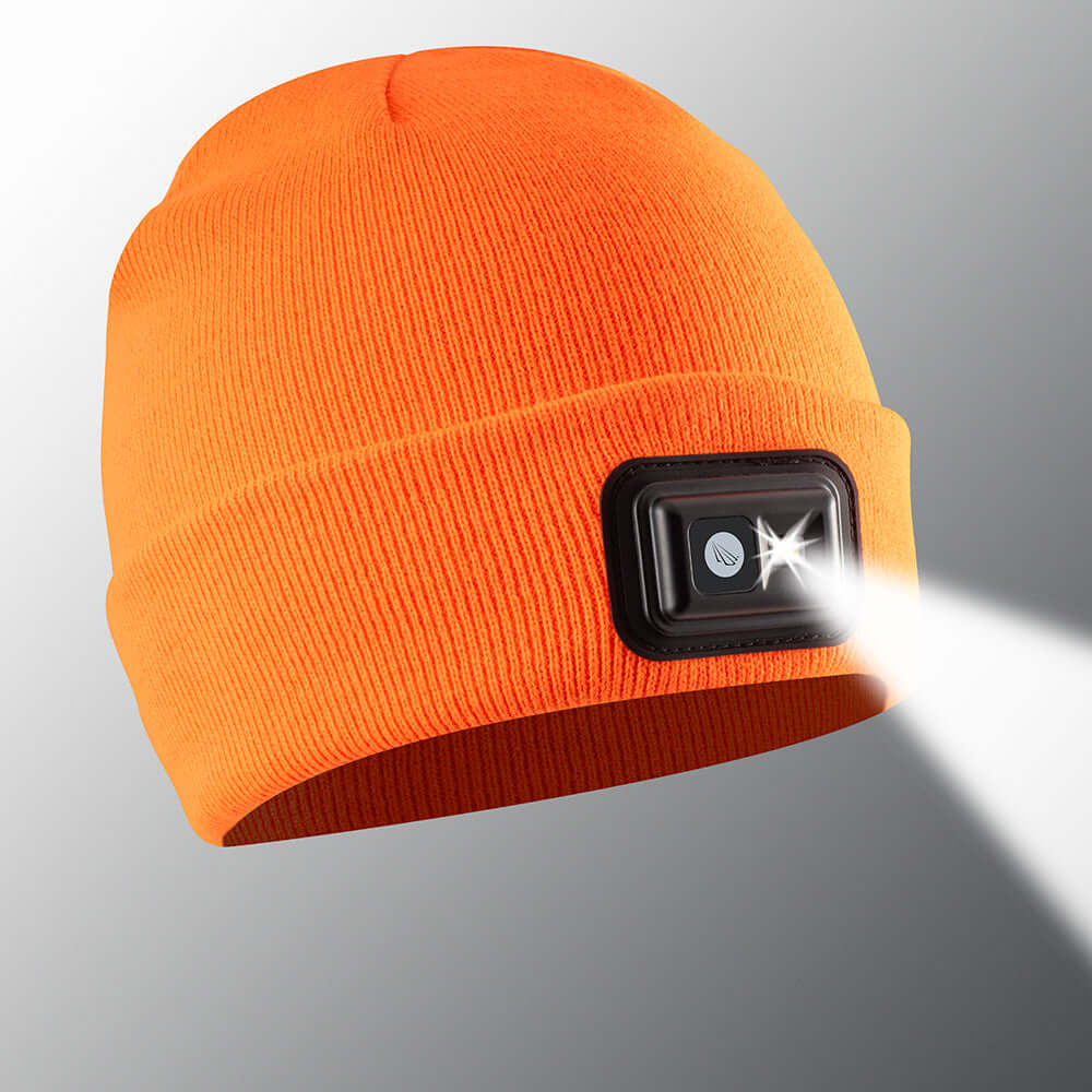Rechargeable LED Headlamp Beanie – 150 Lumens, USB-C