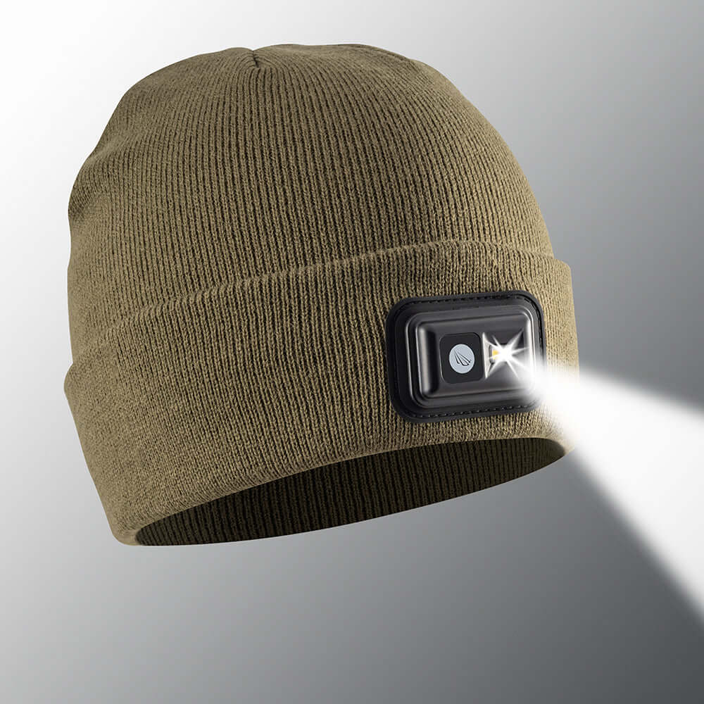 Rechargeable LED Headlamp Beanie – 150 Lumens, USB-C