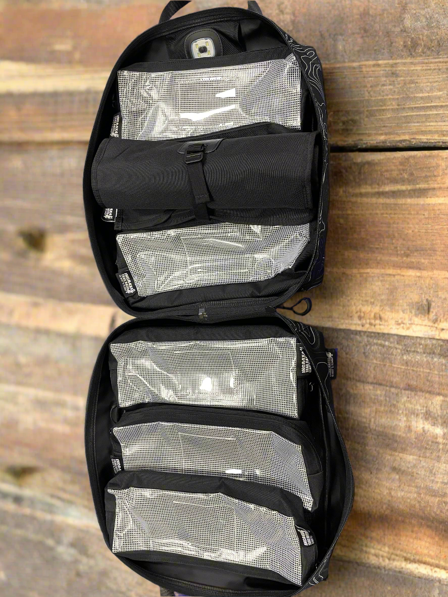 Tool Briefcase & Socket Organizer – Magnetic Work Tray, LED Light
