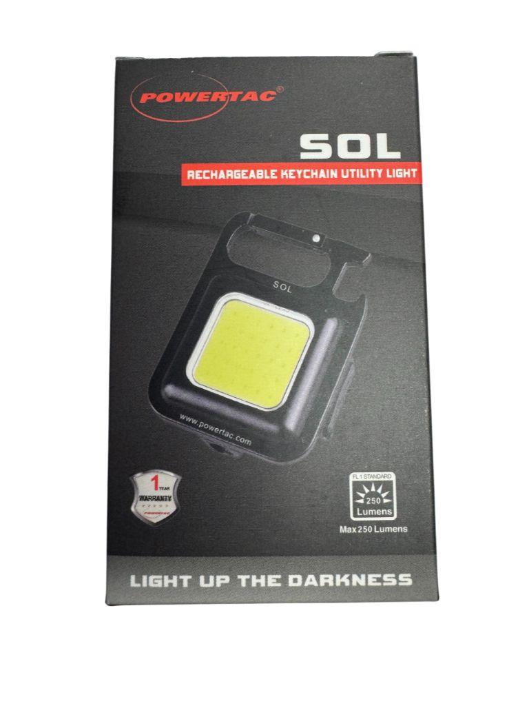 Rechargeable Keychain Work Light – 250 Lumens, Magnetic Base