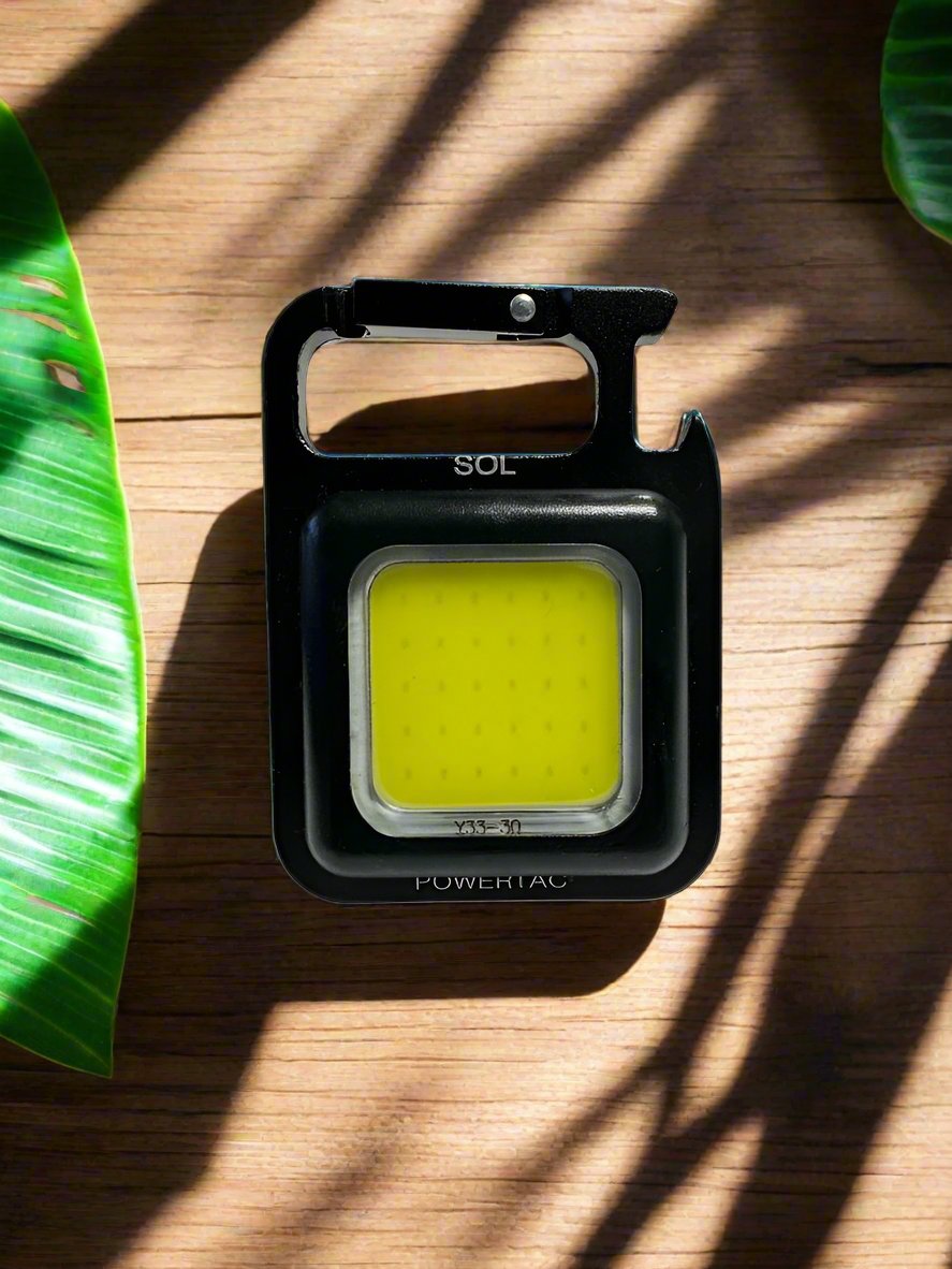 Rechargeable Keychain Work Light – 250 Lumens, Magnetic Base