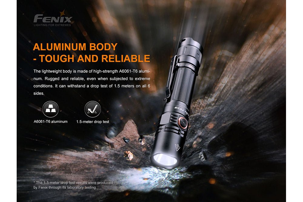 Fenix PD35 V3.0 Flashlight – 1700 Lumens, USB-C Rechargeable